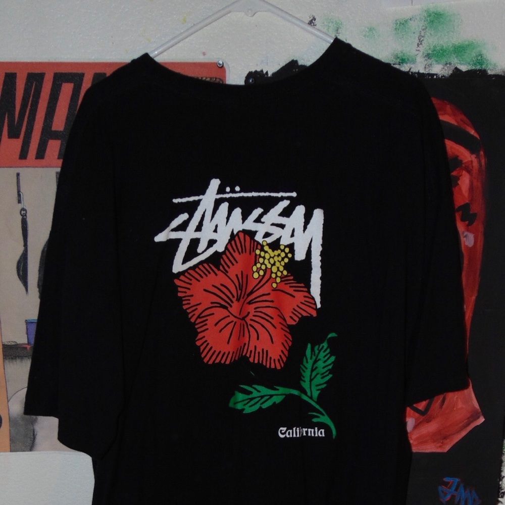 Stussy flower tee Size XXL